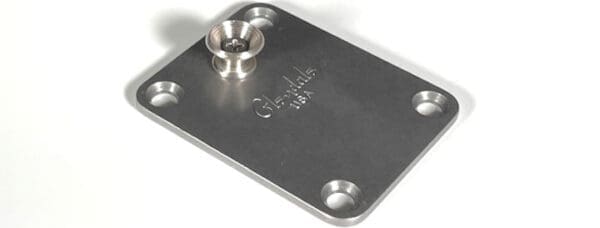 The "Extreme" Fat Neck Plate Raw Deal The 'Lagotto' Strap Button Nickel